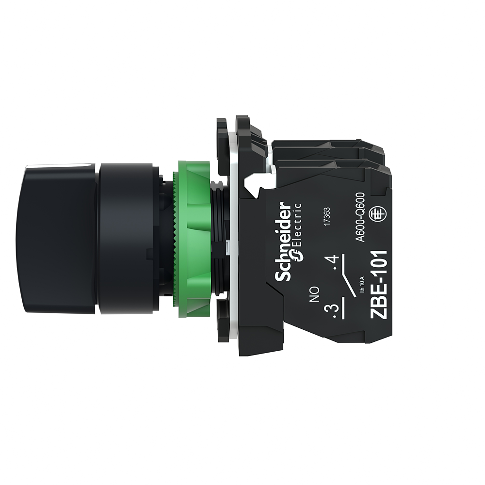 BOUTON TOURNANT NOIR DIAM 22 ? MANETTE 3
